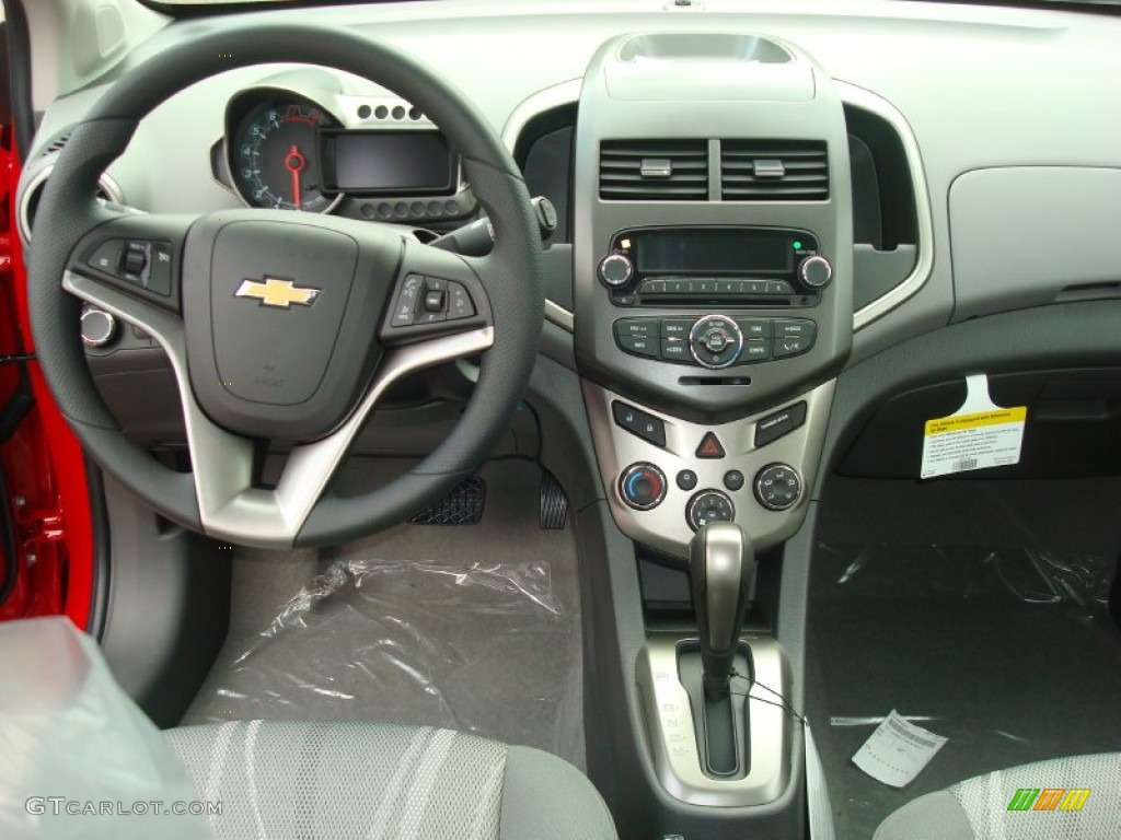 2012 Chevrolet Sonic LT Hatch Dark Pewter/Dark Titanium Dashboard Photo #54773363