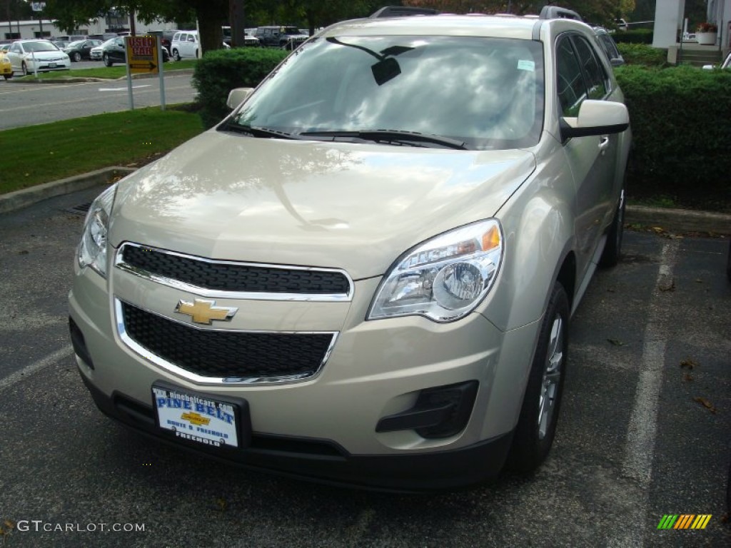 2012 Equinox LT AWD - Gold Mist Metallic / Light Titanium/Jet Black photo #1