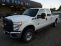 Oxford White - F350 Super Duty XL Crew Cab 4x4 Photo No. 8