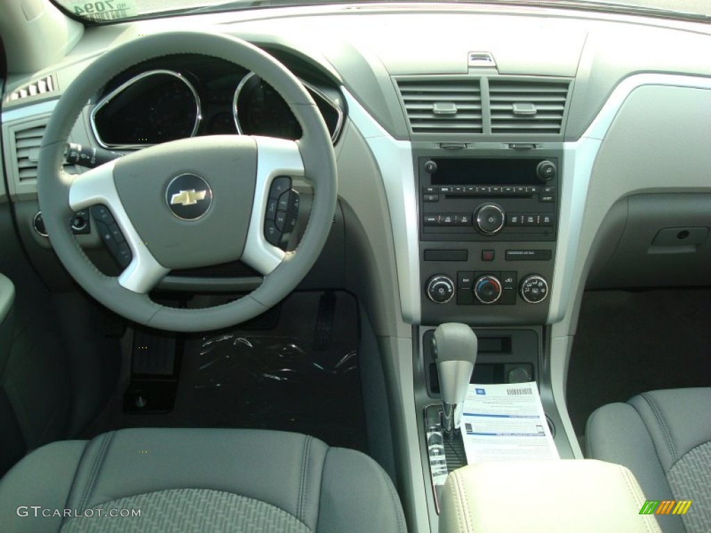 2012 Chevrolet Traverse LS AWD Dark Gray/Light Gray Dashboard Photo #54773659