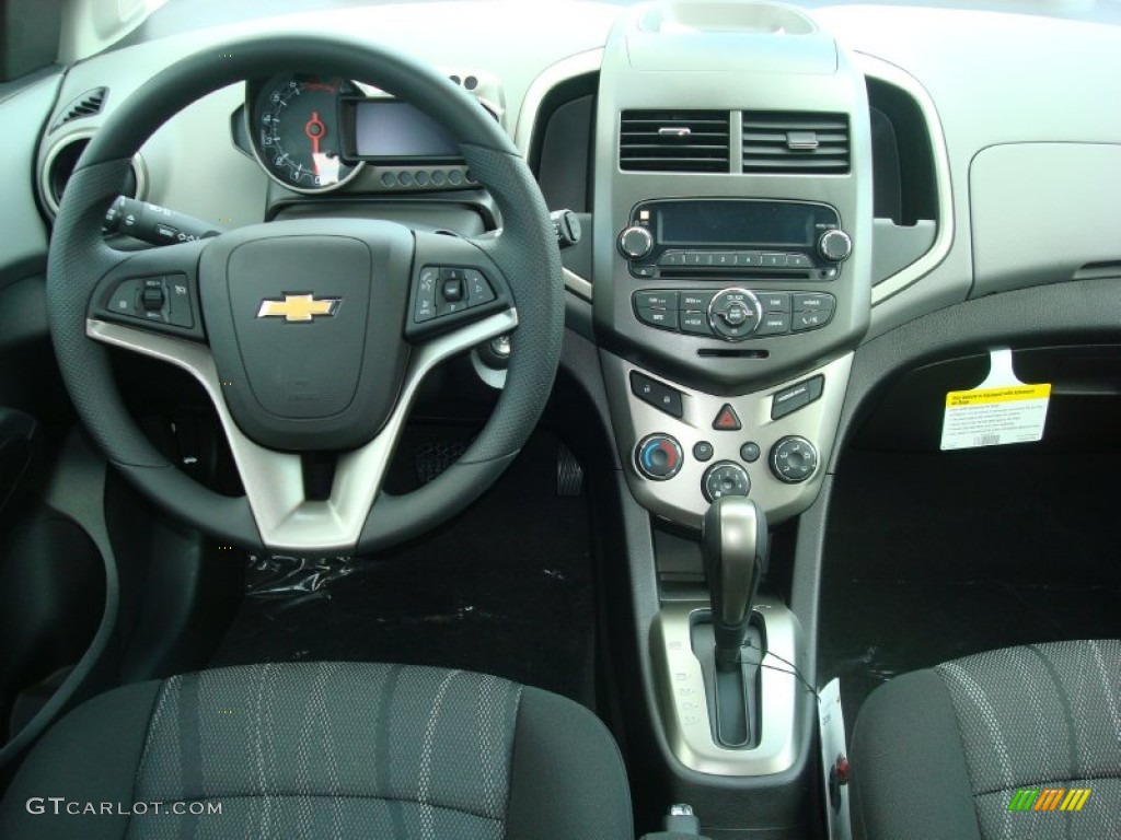 2012 Chevrolet Sonic LT Hatch Jet Black/Dark Titanium Dashboard Photo #54773968