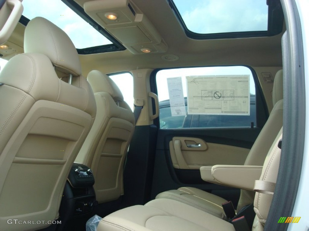 Cashmere/Ebony Interior 2012 Chevrolet Traverse LTZ AWD Photo #54774000