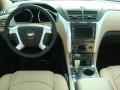 Cashmere/Ebony 2012 Chevrolet Traverse LTZ AWD Dashboard