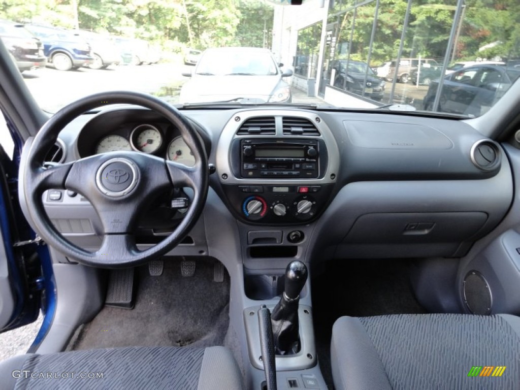 2003 RAV4 4WD - Spectra Blue Mica / Gray photo #19