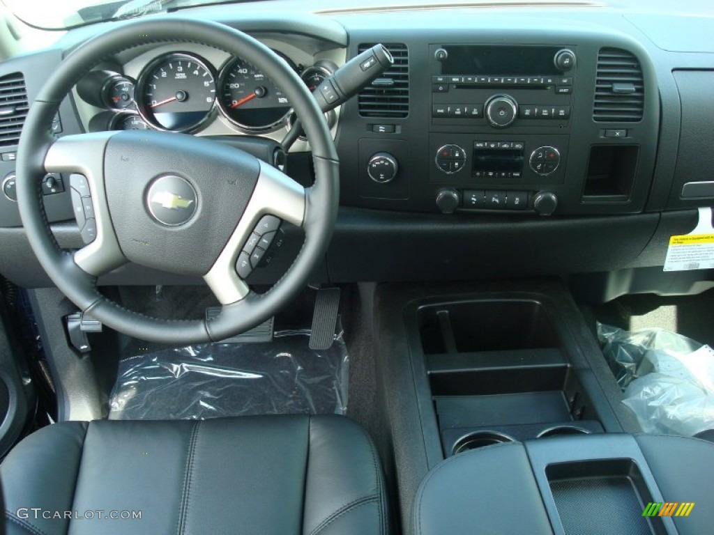 2012 Silverado 1500 LT Extended Cab 4x4 - Imperial Blue Metallic / Ebony photo #4