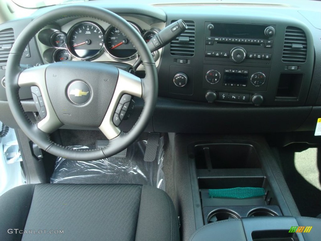 2012 Chevrolet Silverado 1500 LT Extended Cab 4x4 Ebony Dashboard Photo #54774396