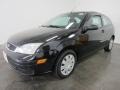 Pitch Black 2007 Ford Focus ZX3 S Coupe