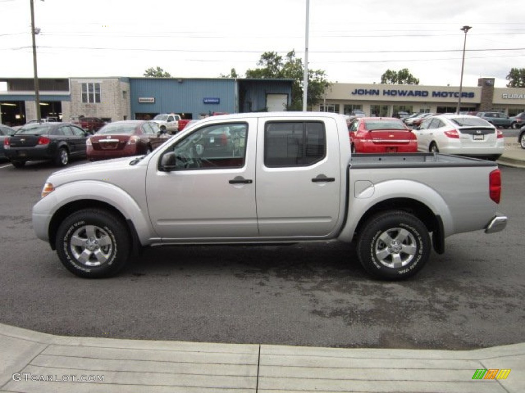 Brilliant Silver Metallic 2012 Nissan Frontier SV Crew Cab 4x4 Exterior Photo #54775771