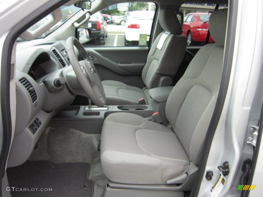 Steel Interior 2012 Nissan Frontier SV Crew Cab 4x4 Photo #54775860