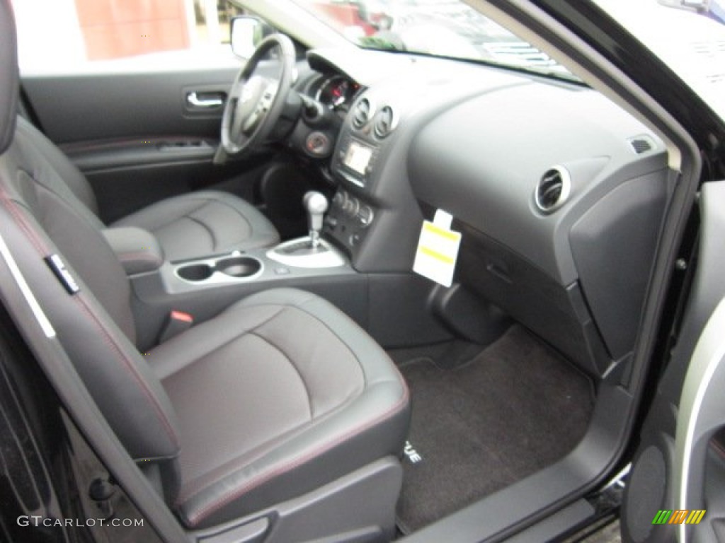 2011 Rogue SL AWD - Wicked Black / Black photo #9