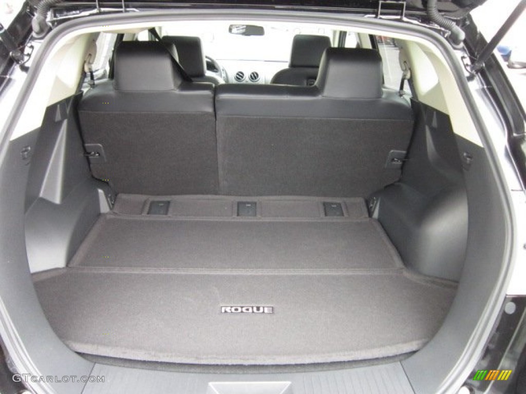 2011 Rogue SL AWD - Wicked Black / Black photo #12