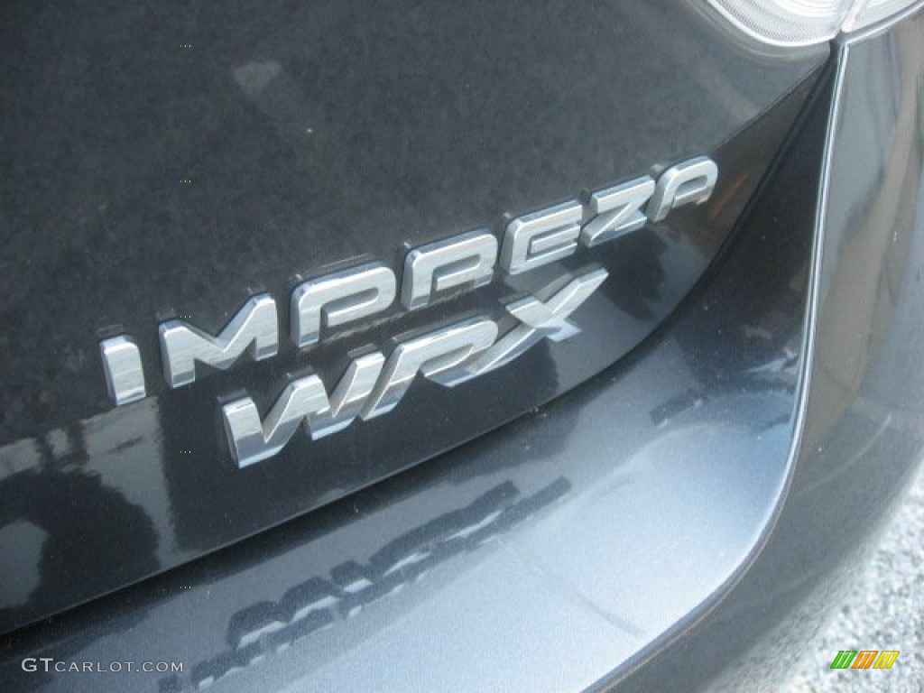 2008 Impreza WRX Wagon - Dark Gray Metallic / Carbon Black photo #40