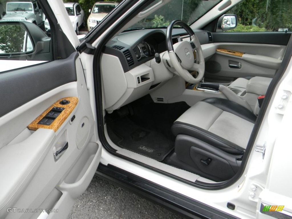 Medium Slate Gray/Dark Slate Gray Mckinley Leather Interior 2009 Jeep Grand Cherokee Limited 4x4 Photo #54777477