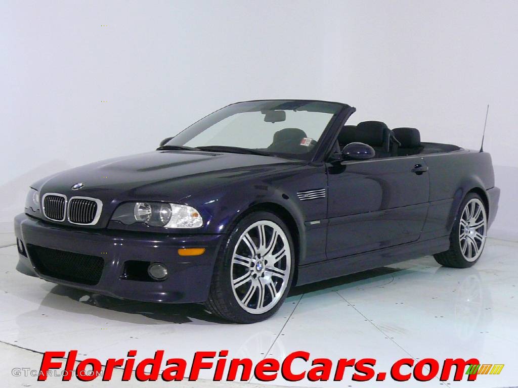 2005 M3 Convertible - Mystic Blue Metallic / Black photo #1