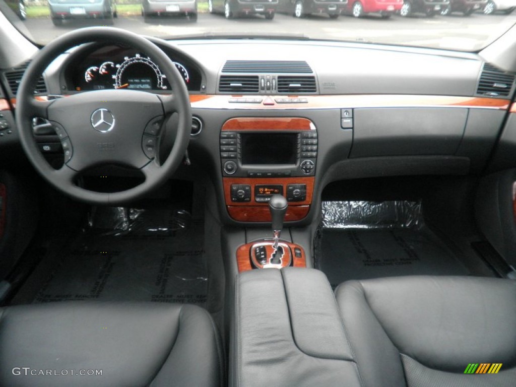 2004 S 430 Sedan - Obsidian Black Metallic / Black photo #7