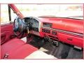 1996 Ford F350 Red Interior Dashboard Photo