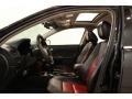 Charcoal Black/Sport Red Interior Photo for 2010 Ford Fusion #54779337