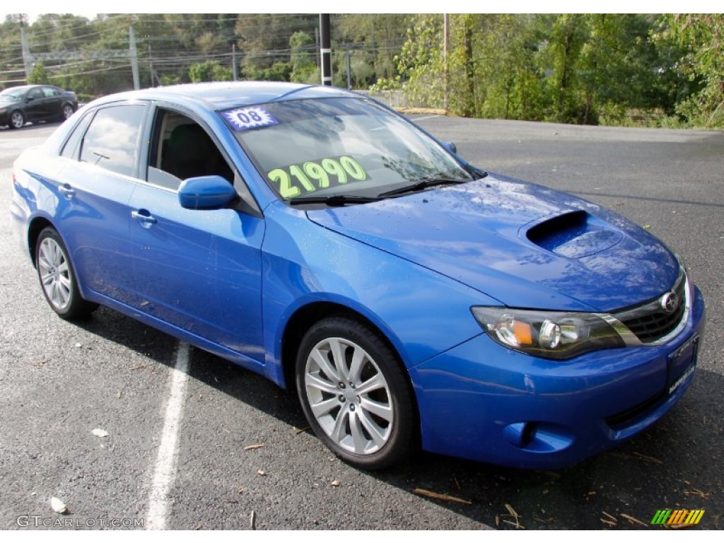 WR Blue Mica 2008 Subaru Impreza WRX Sedan Exterior Photo #54780159