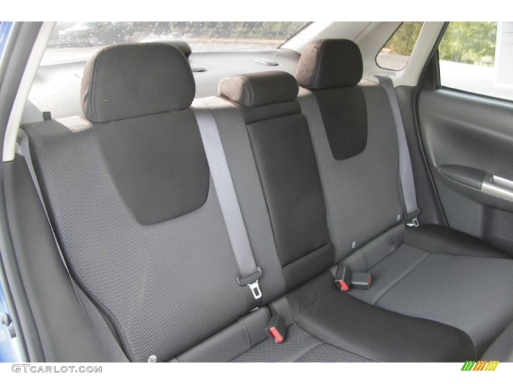 Carbon Black Interior 2008 Subaru Impreza WRX Sedan Photo #54780234