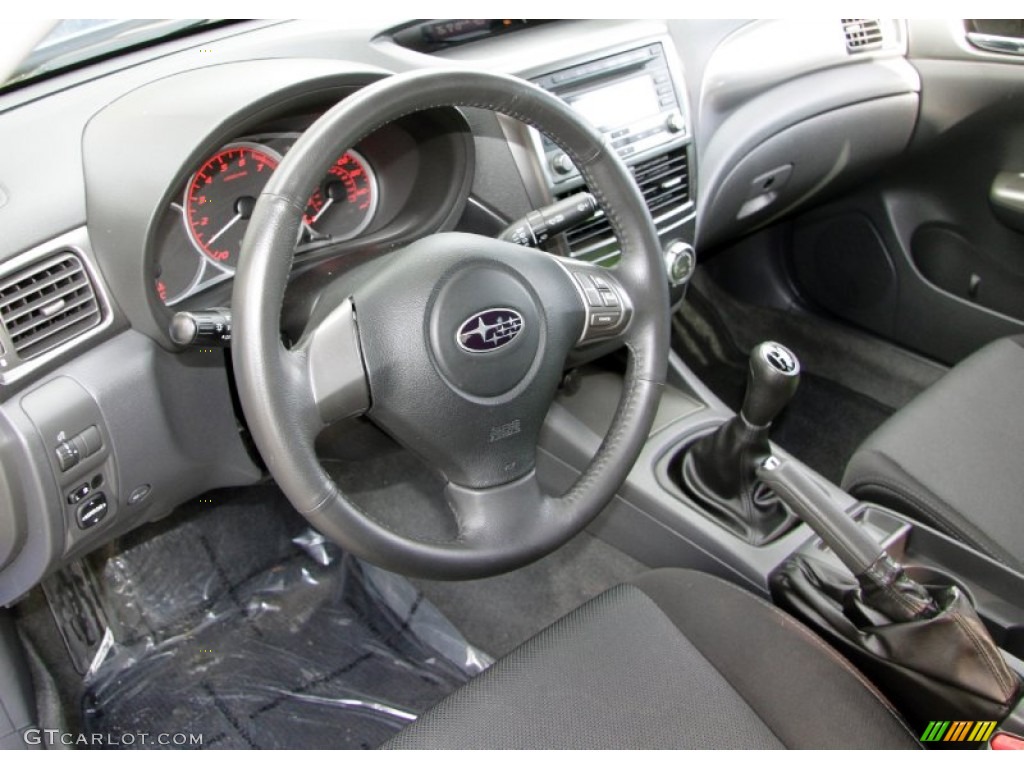 2008 Subaru Impreza WRX Sedan Carbon Black Dashboard Photo #54780255