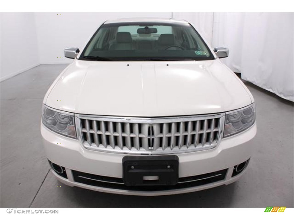 2008 MKZ AWD Sedan - White Suede / Light Stone photo #2