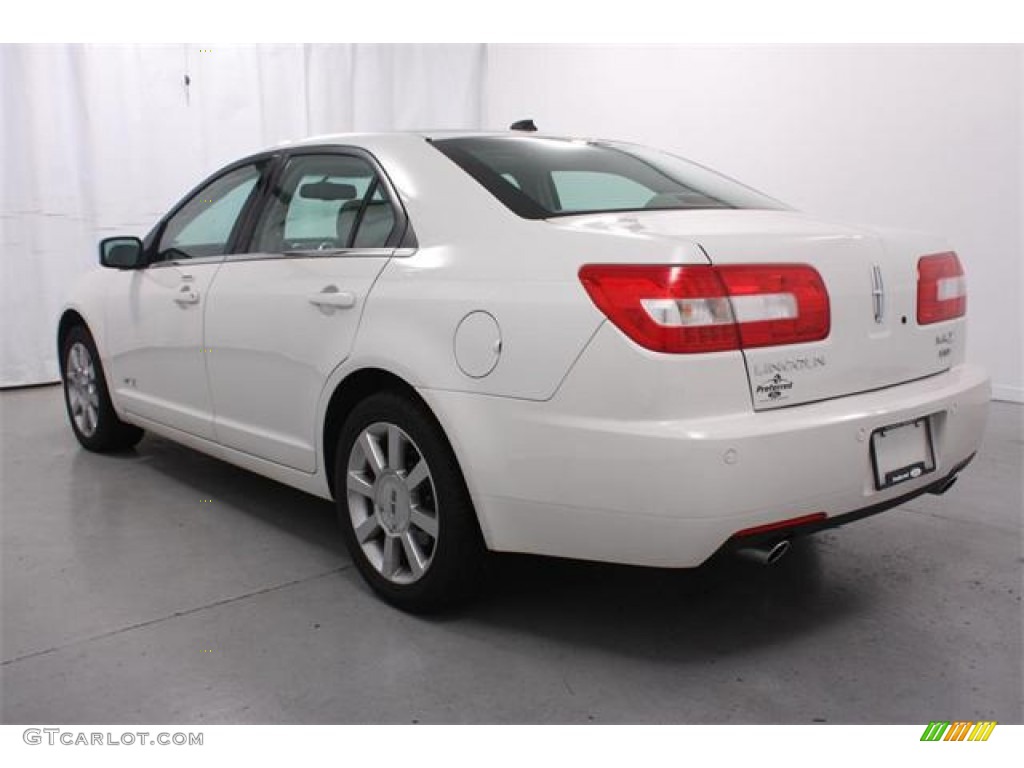 2008 MKZ AWD Sedan - White Suede / Light Stone photo #6