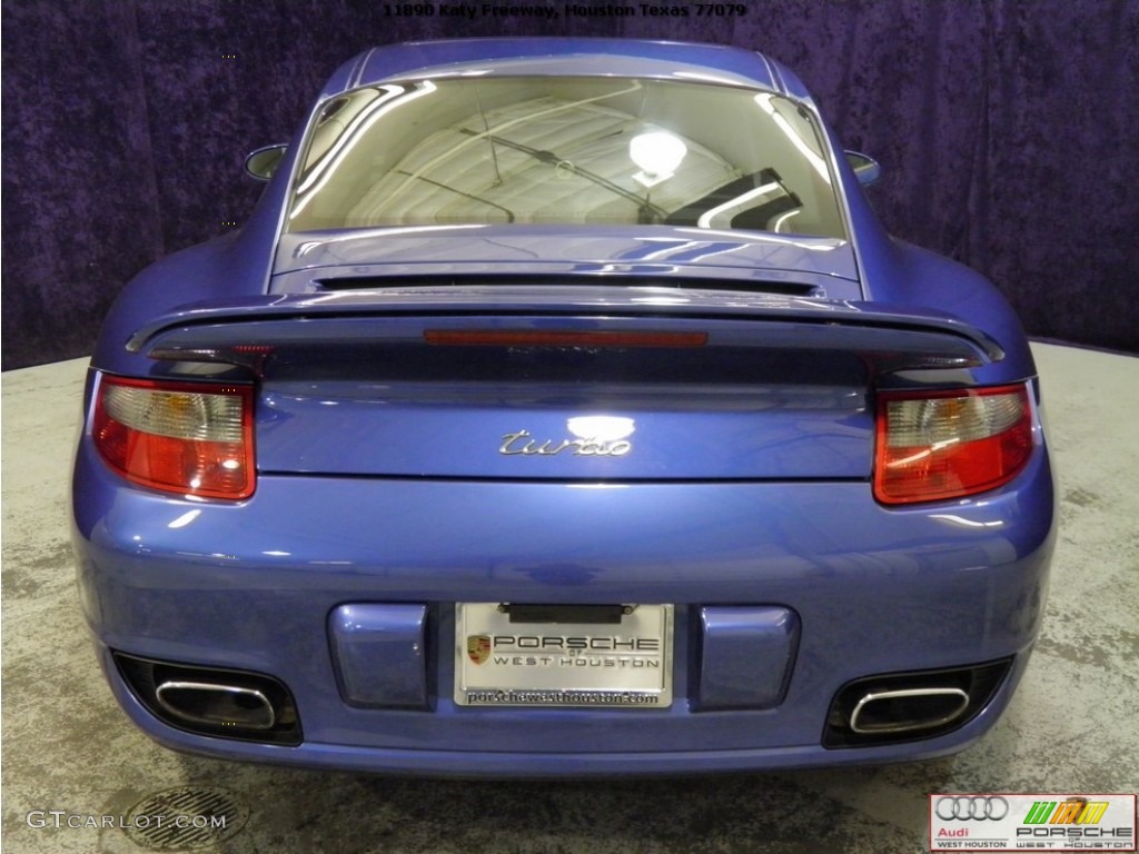 2007 911 Turbo Coupe - Cobalt Blue Metallic / Black photo #19