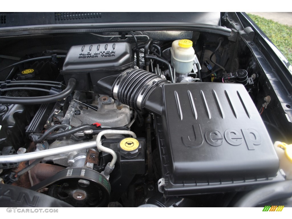 2002 Jeep Grand Cherokee Sport 4x4 4.0 Liter OHV 12-Valve Inline 6 Cylinder Engine Photo #54781080