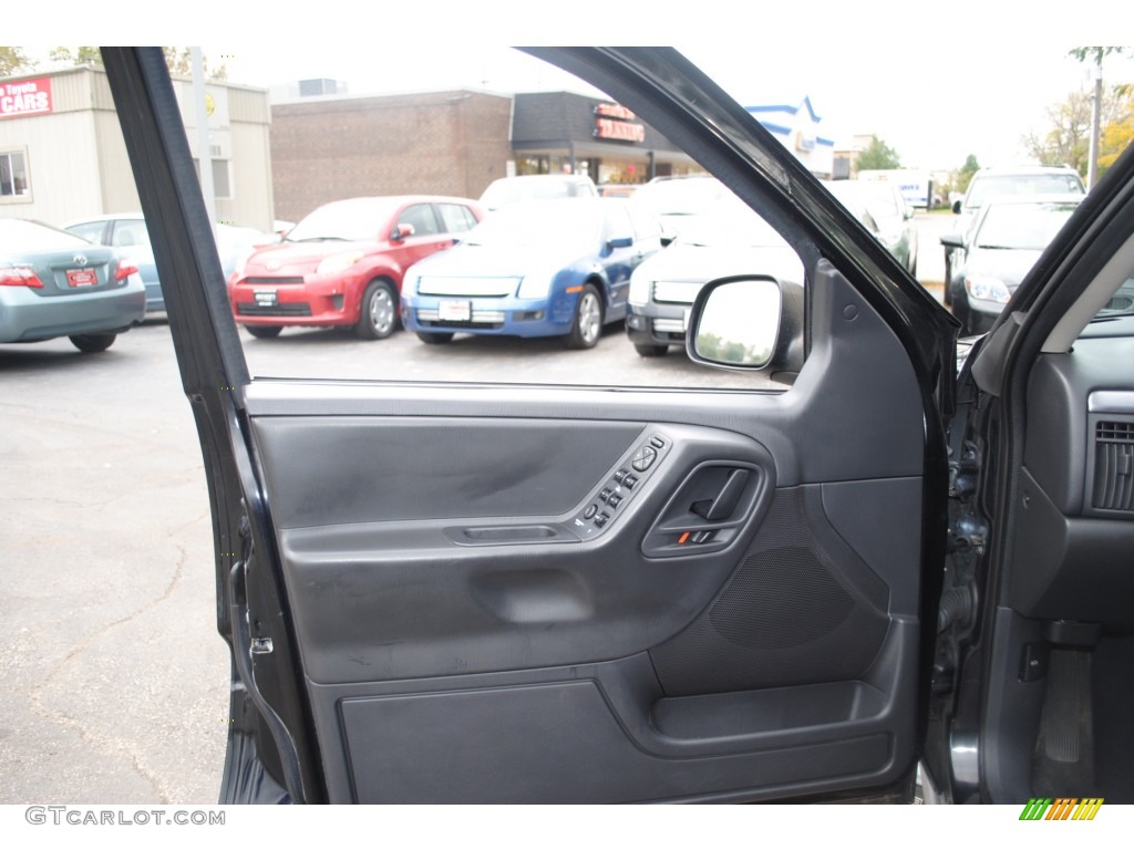 2002 Jeep Grand Cherokee Sport 4x4 Dark Slate Gray Door Panel Photo #54781089