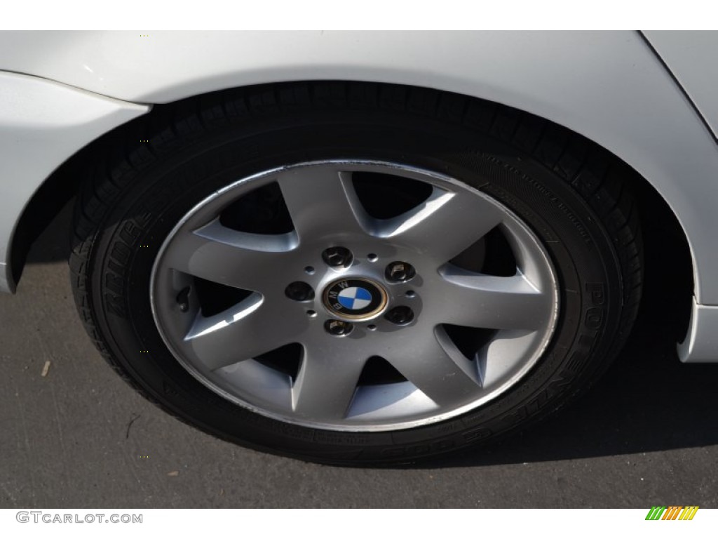 2001 3 Series 325i Sedan - Alpine White / Sand photo #2