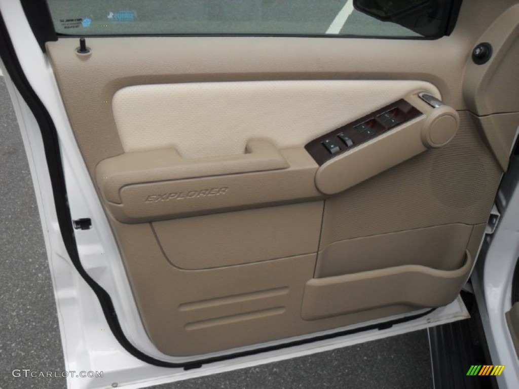 2010 Ford Explorer Limited Camel Door Panel Photo #54781476