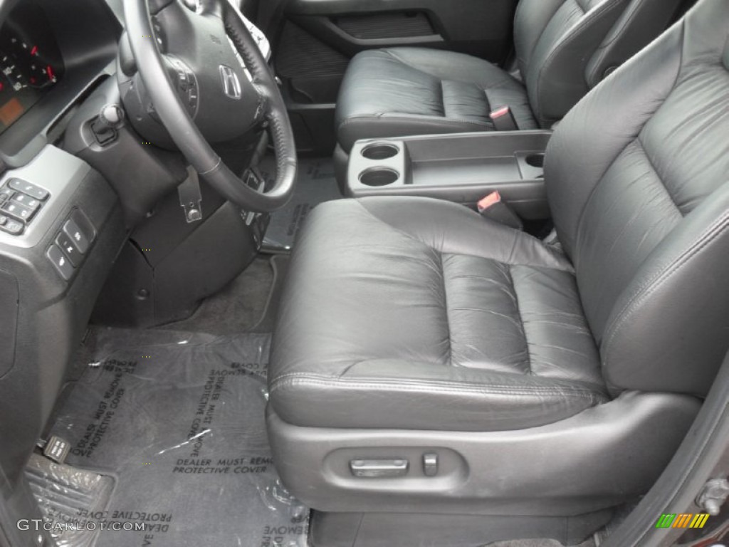 Black Interior 2009 Honda Odyssey Touring Photo #54782352