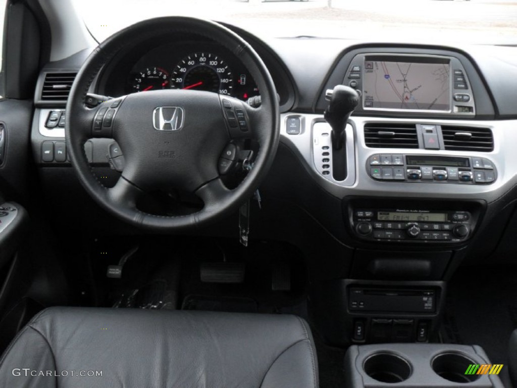 2009 Honda Odyssey Touring Black Dashboard Photo #54782424