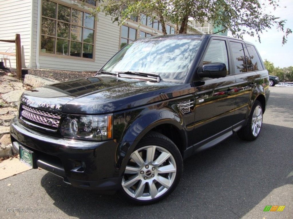 Santorini Black Metallic 2012 Land Rover Range Rover Sport Supercharged Exterior Photo #54783195