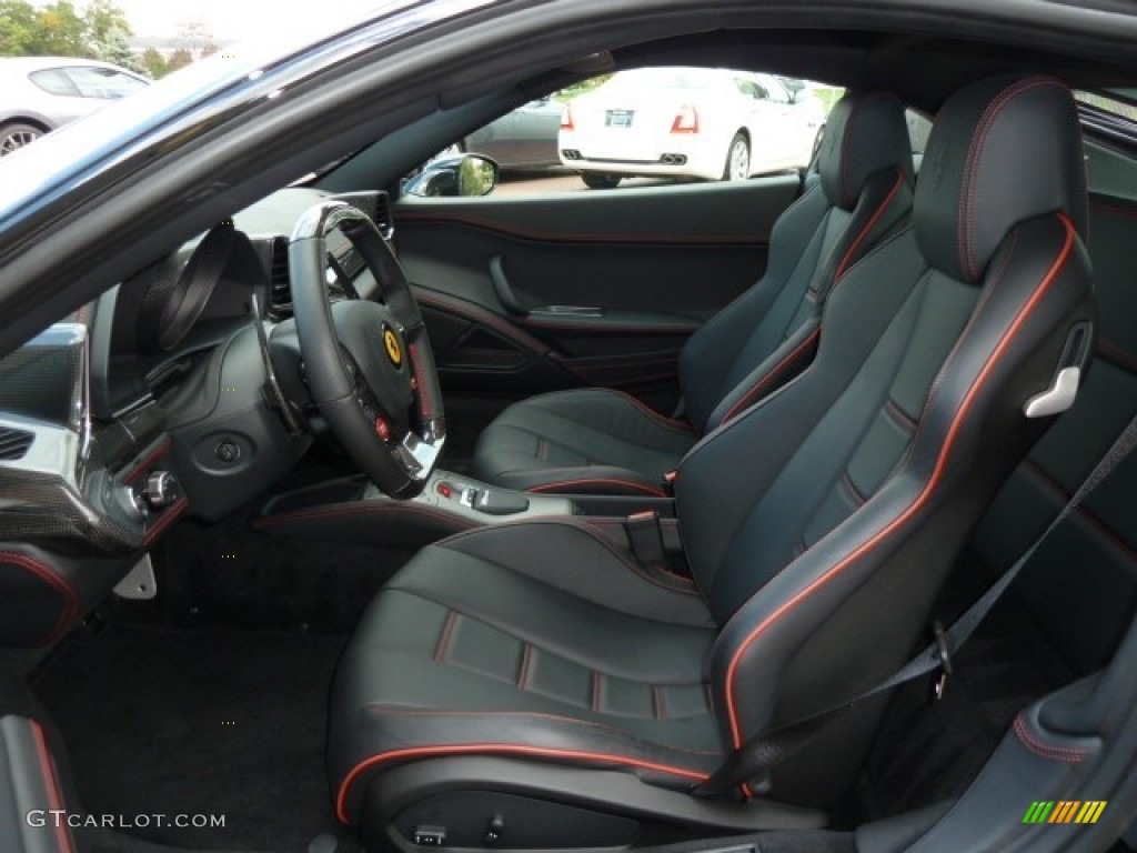 Nero Interior 2010 Ferrari 458 Italia Photo #54783576