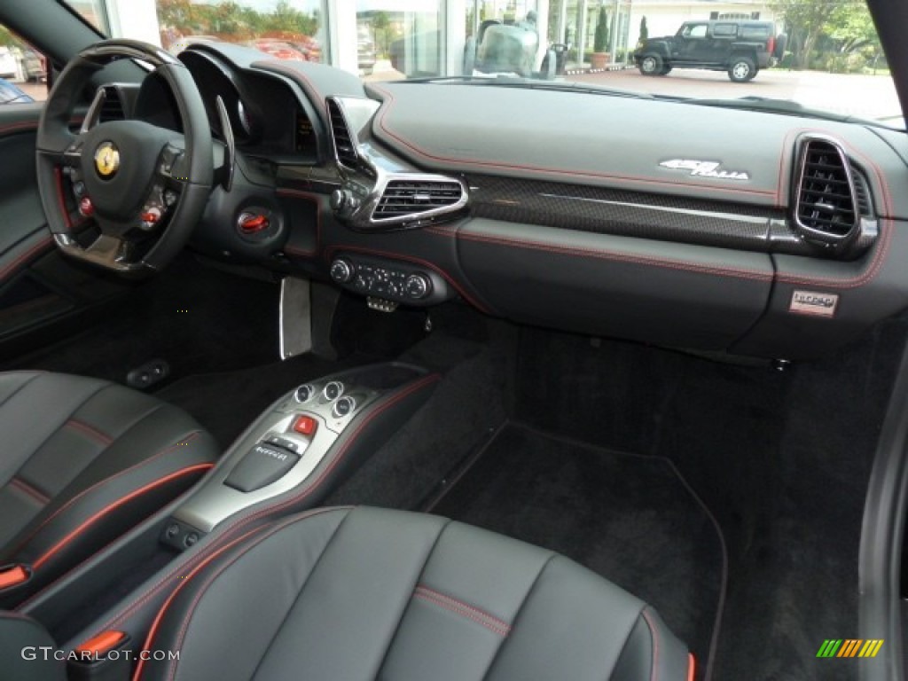 2010 Ferrari 458 Italia Nero Dashboard Photo #54783603