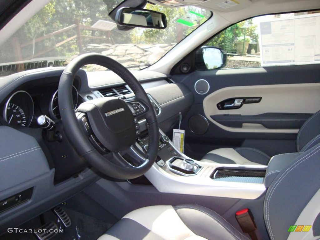 Dynamic Lunar/Ivory Interior 2012 Land Rover Range Rover Evoque Coupe Dynamic Photo #54783776
