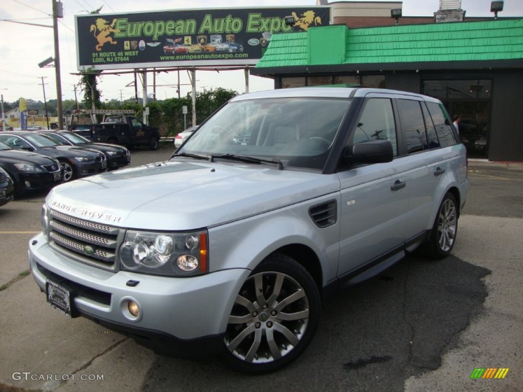 2009 Range Rover Sport HSE - Zermatt Silver / Ebony/Ebony photo #1