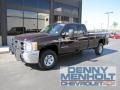 2008 Black Cherry Metallic Chevrolet Silverado 3500HD LT Extended Cab 4x4  photo #1