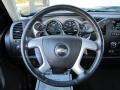 Ebony 2008 Chevrolet Silverado 3500HD LT Extended Cab 4x4 Steering Wheel