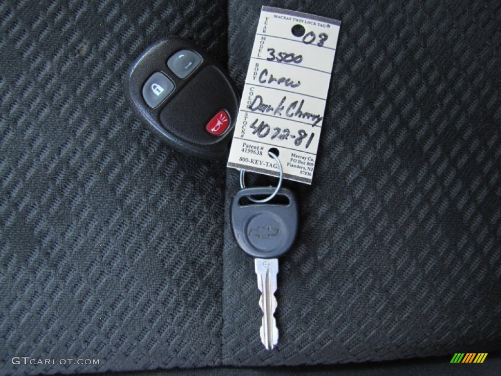 2008 Chevrolet Silverado 3500HD LT Extended Cab 4x4 Keys Photo #54784491