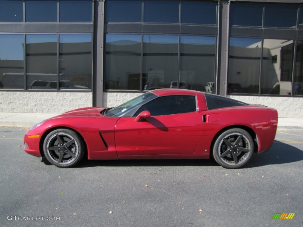 Crystal Red Metallic 2008 Chevrolet Corvette Coupe Exterior Photo #54784503