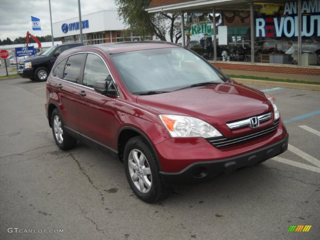 2008 CR-V EX 4WD - Tango Red Pearl / Gray photo #1