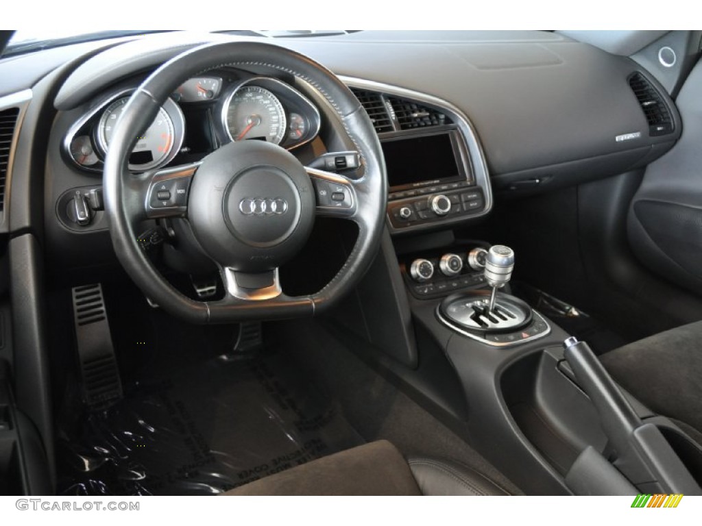 2008 Audi R8 4.2 FSI quattro Black Dashboard Photo #54785454