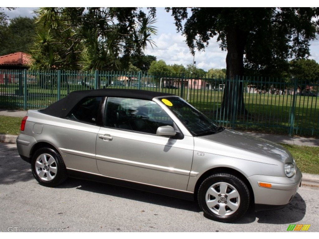 2001 Cabrio GLX - Desert Wind Metallic / Black photo #12