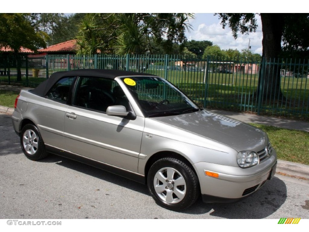 2001 Cabrio GLX - Desert Wind Metallic / Black photo #13