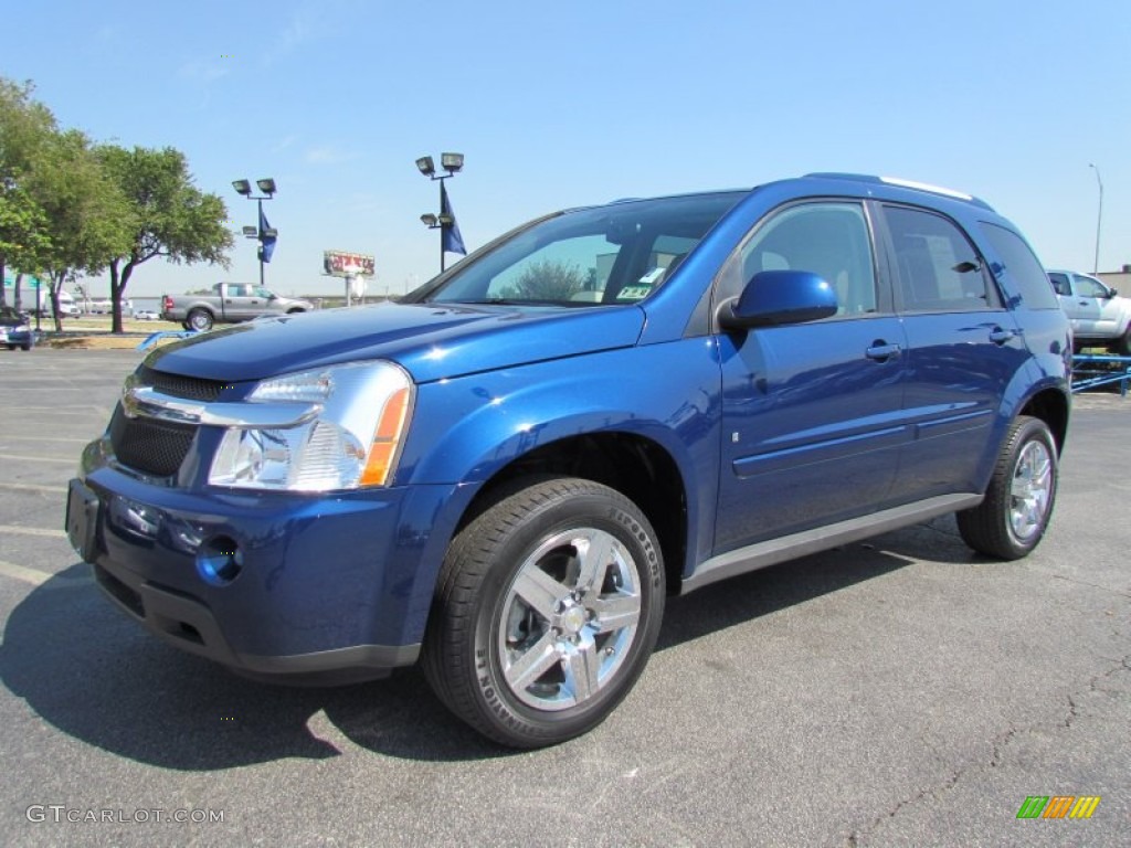 2009 Equinox LT - Navy Blue Metallic / Light Gray photo #3