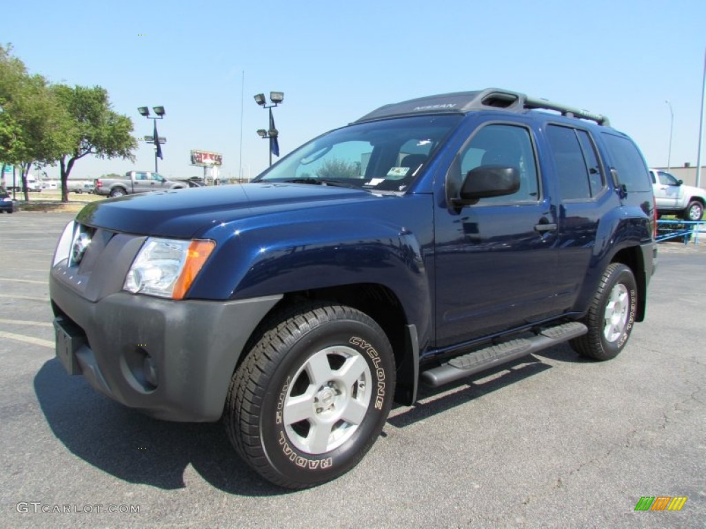 2008 Xterra S - Midnight Blue / Steel/Graphite photo #3