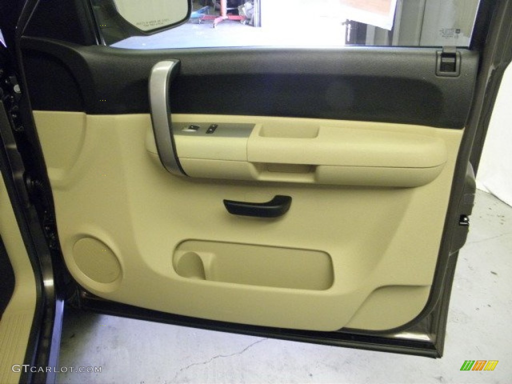 2008 Silverado 1500 LS Extended Cab - Desert Brown Metallic / Light Cashmere/Ebony Accents photo #6