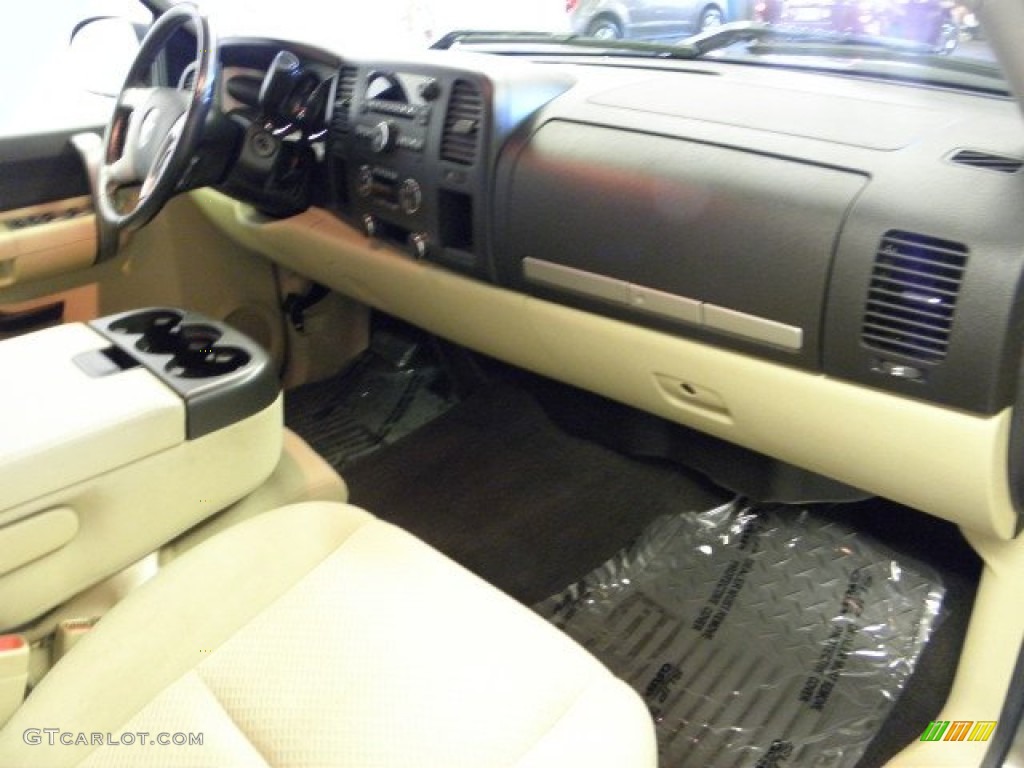 2008 Silverado 1500 LS Extended Cab - Desert Brown Metallic / Light Cashmere/Ebony Accents photo #7